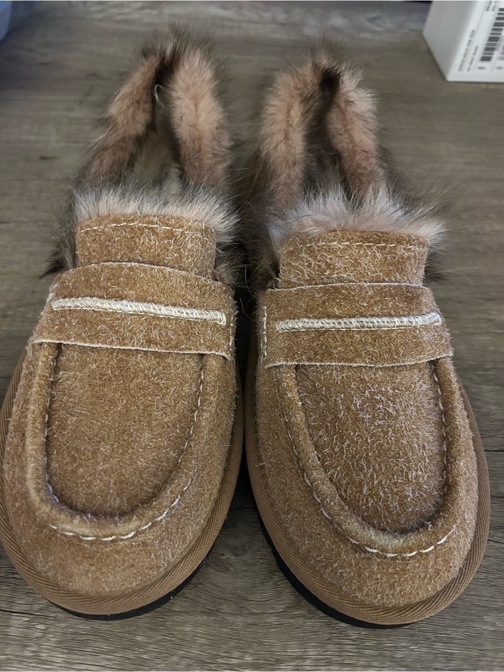 UGG Haely Penny Loafer in Chestnut Suede